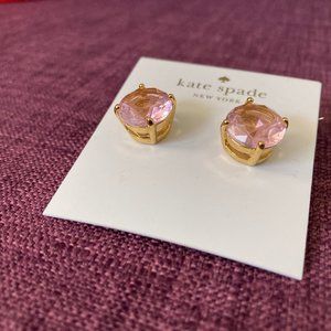 Pink/Gold Kate Spade Large Gumdrop Studs